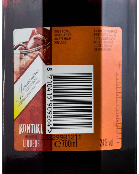 Licor Kontiki Bols (garrafa antiga)