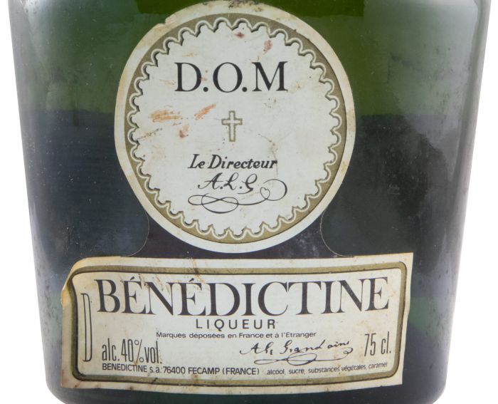 Licor Bénédictine D.O.M (rótulo antigo)