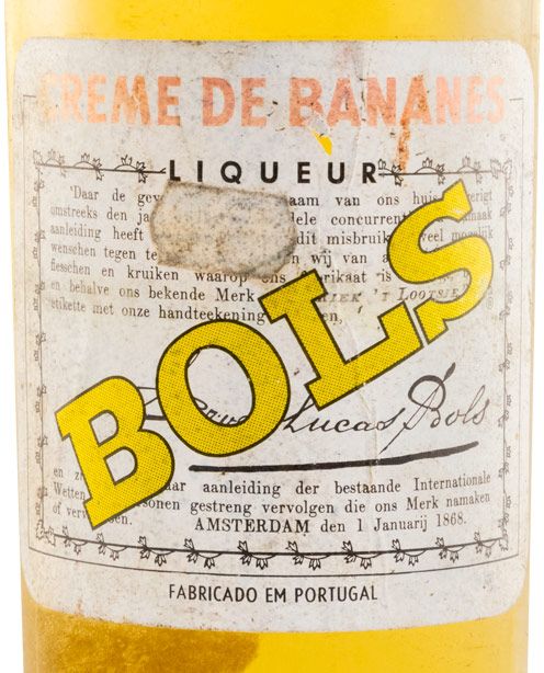 Licor de Creme Banana Bols (rótulo branco)