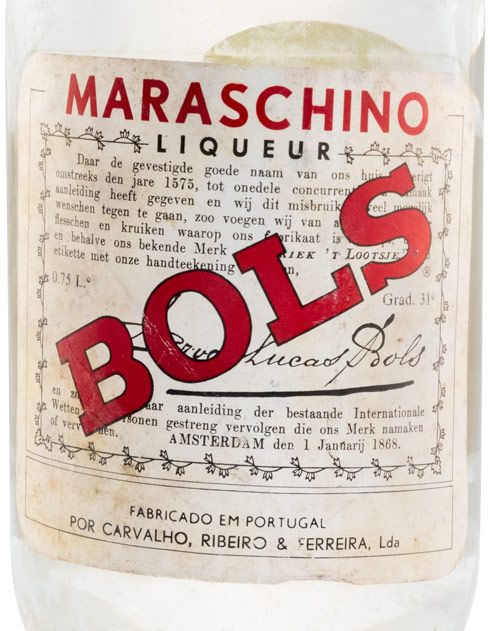 Licor Maraschino Bols (rótulo branco) 75cl