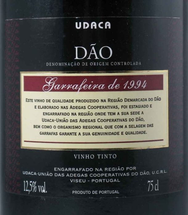 1994 Dão Udaca Garrafeira red