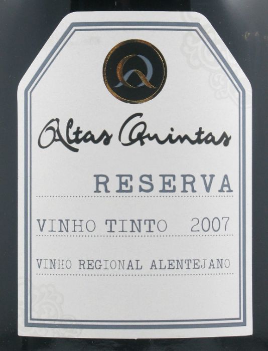 2007 Altas Quintas Reserva tinto