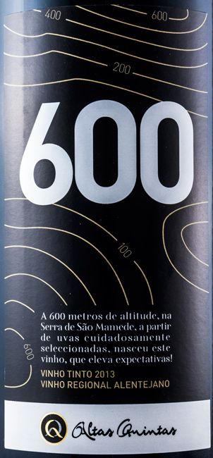 2013 600 Altas Quintas tinto