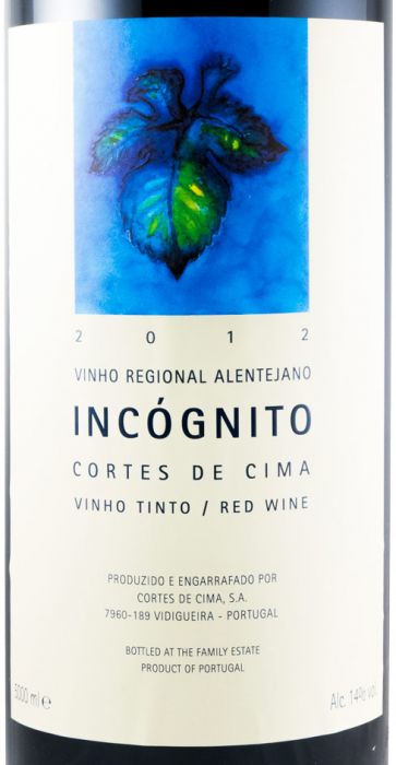 2012 Cortes de Cima Incógnito red 5L