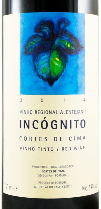 2014 Cortes de Cima Incógnito red