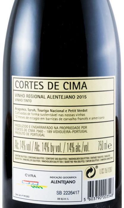 2015 Cortes Cima red