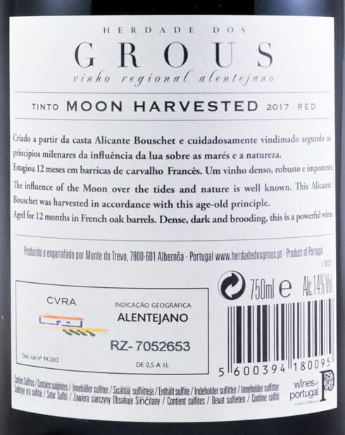 2017 Herdade dos Grous Moon Harvested red