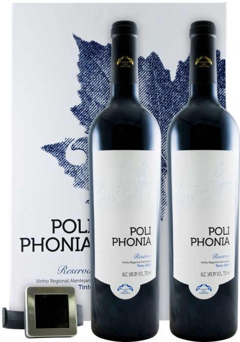 2015 Case 2015 Poliphonia Reserva w/2 Bottles + Thermometer red