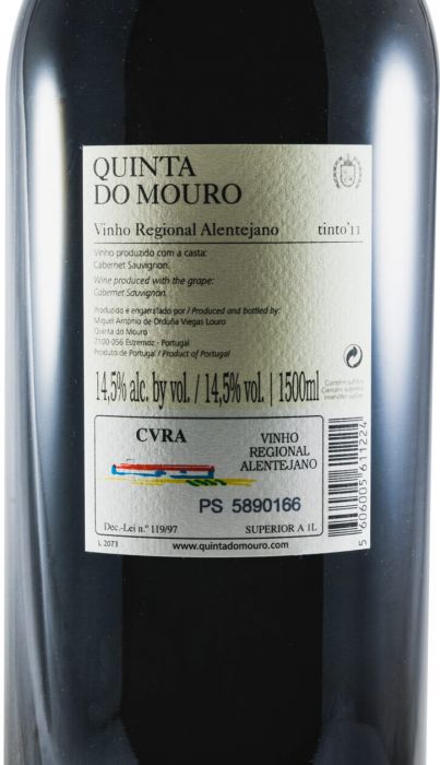 2011 Quinta do Mouro Cabernet Sauvignon tinto 1,5L