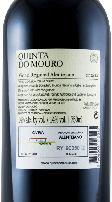 2013 Quinta do Mouro red