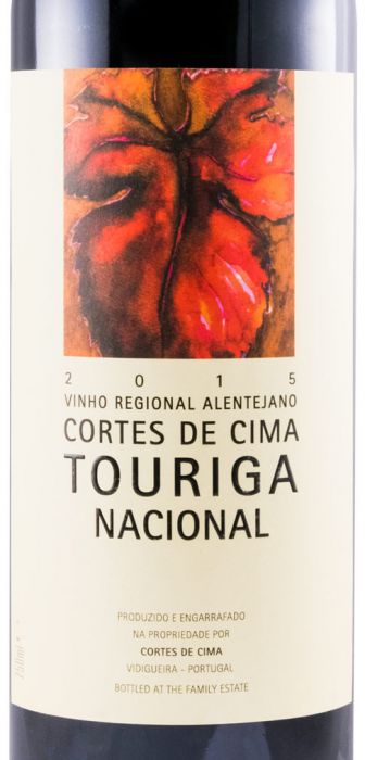 2015 Cortes de Cima Touriga Nacional red