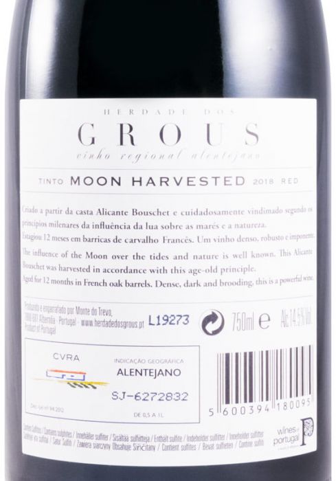 2018 Herdade dos Grous Moon Harvested tinto