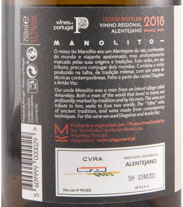 2018 Manolito white