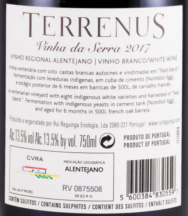 2017 Terrenus Vinha da Serra white