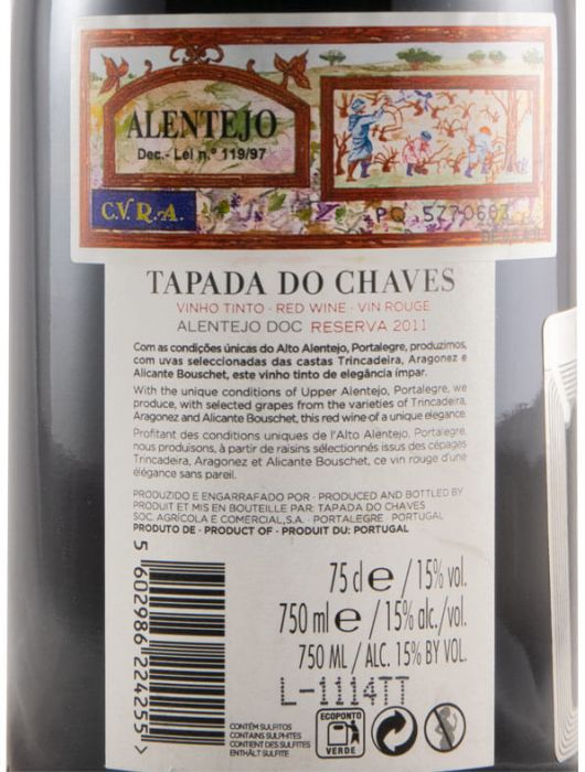 2011 Tapada do Chaves Reserva tinto
