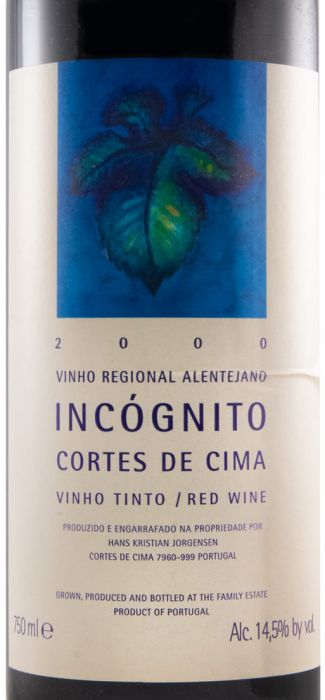 2000 Cortes de Cima Incógnito tinto