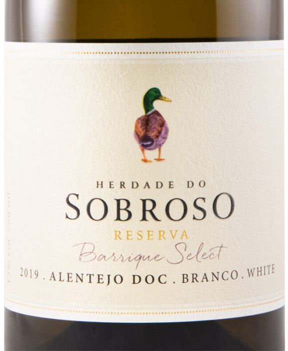 2019 Herdade do Sobroso Reserva Barrique Select white