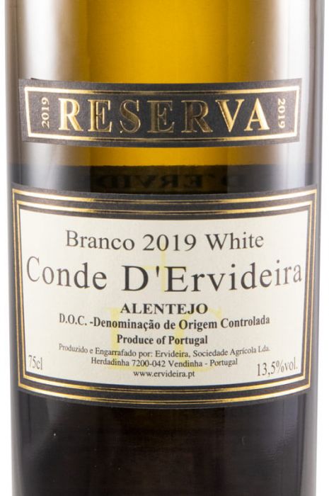 2019 Conde D'Ervideira Reserva branco
