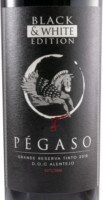 2018 Pégaso Grande Reserva Black & White Edition tinto