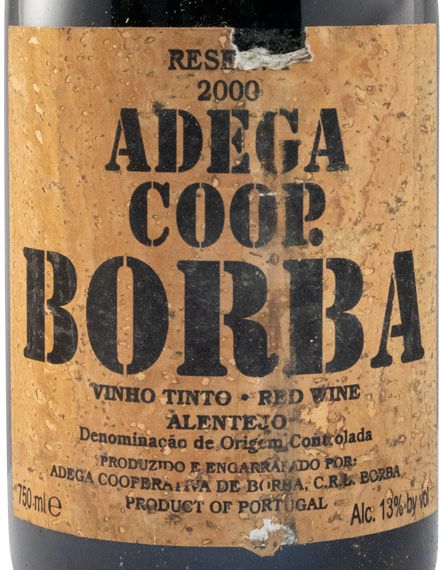2000 Borba Reserva red (cork label)