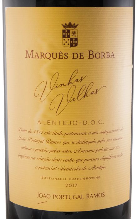 2017 João Portugal Ramos Marquês de Borba Vinhas Velhas red 6L