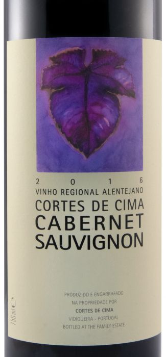 2016 Cortes de Cima Cabernet Sauvignon red