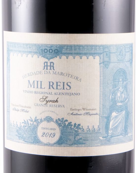 2019 Herdade da Maroteira Mil Reis Grande Reserva Syrah red