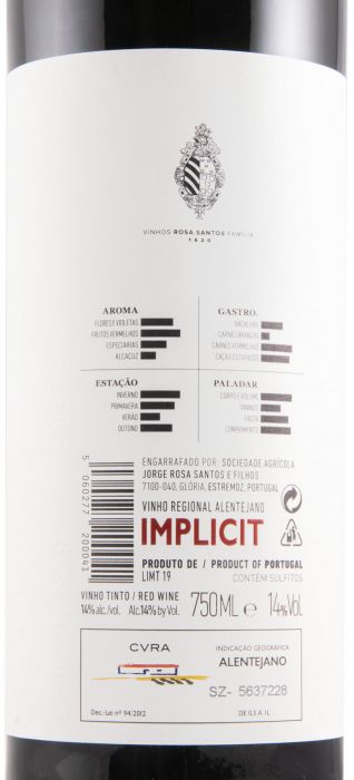 2019 Implicit tinto