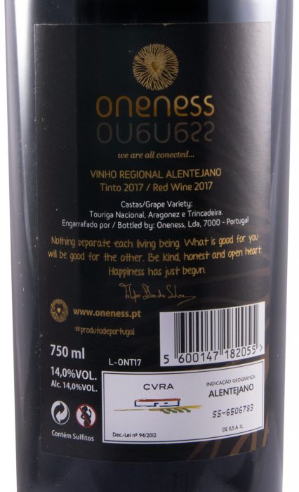 2017 Oneness tinto