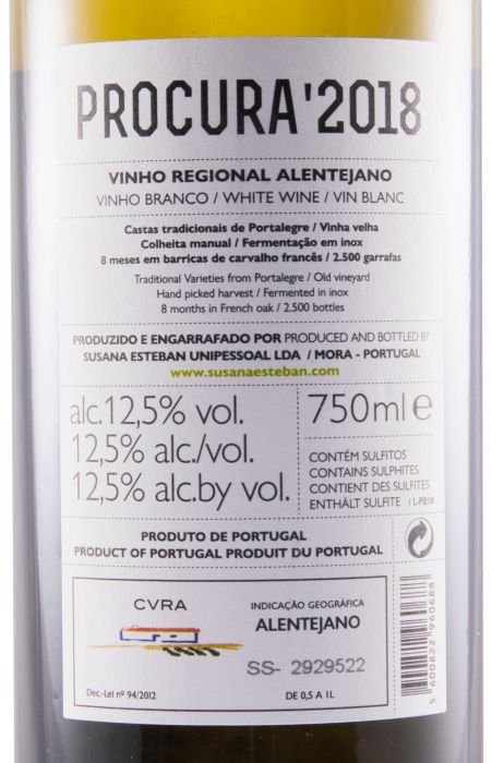 2018 Susana Esteban Procura Vinhas Velhas white