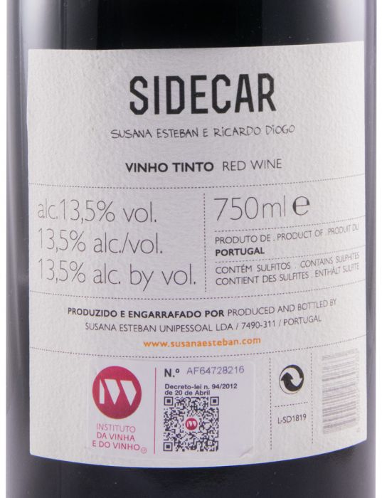 Sidecar Susana Esteban & Ricardo Diogo Edição 2018/19 tinto