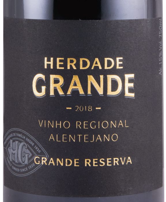 2018 Herdade Grande Grande Reserva red