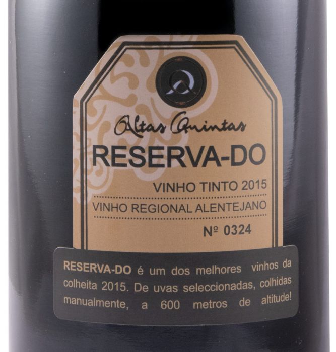 2015 Altas Quintas Reserva-Do tinto