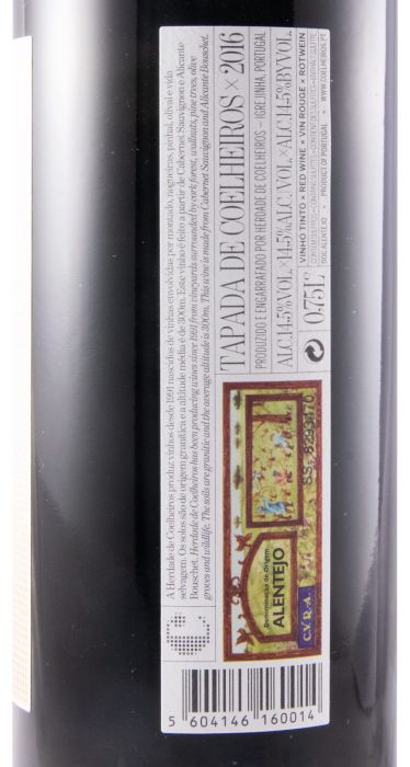 2016 Tapada de Coelheiros tinto