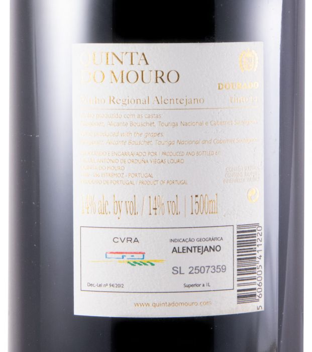 2014 Quinta do Mouro tinto (rótulo dourado) 1,5L