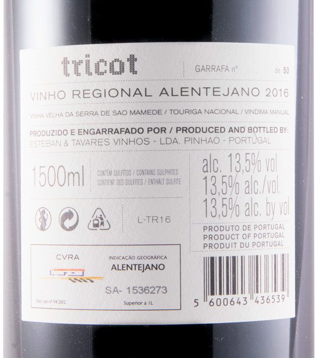 2016 Esteban & Tavares Tricot red 1.5L