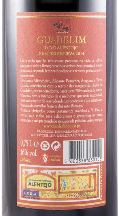 2014 Guadelim Grande Reserva red