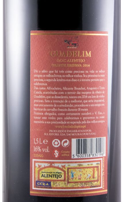 2014 Guadelim Grande Reserva tinto 1,5L