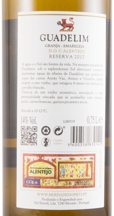 2017 Guadelim Reserva branco