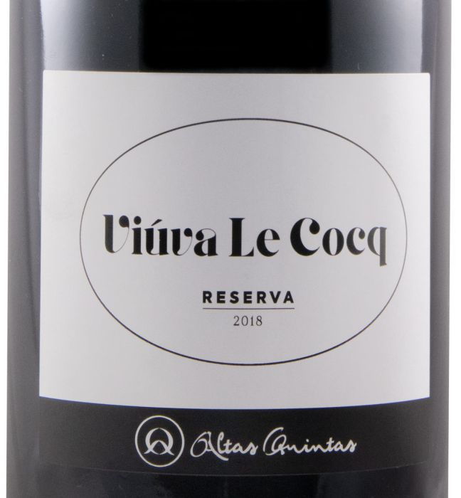 2018 Altas Quintas Viúva Le Cocq Reserva red