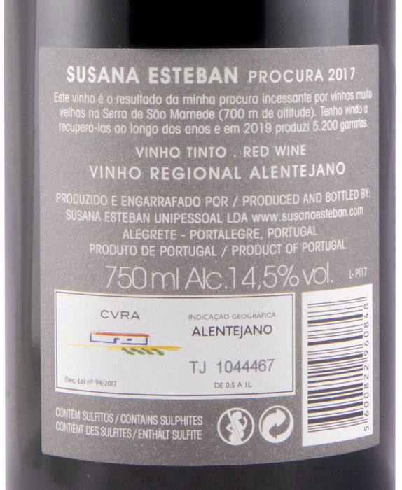 2017 Susana Esteban Procura Vinhas Velhas red
