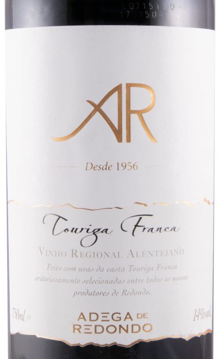 2018 Adega de Redondo AR Touriga Franca tinto