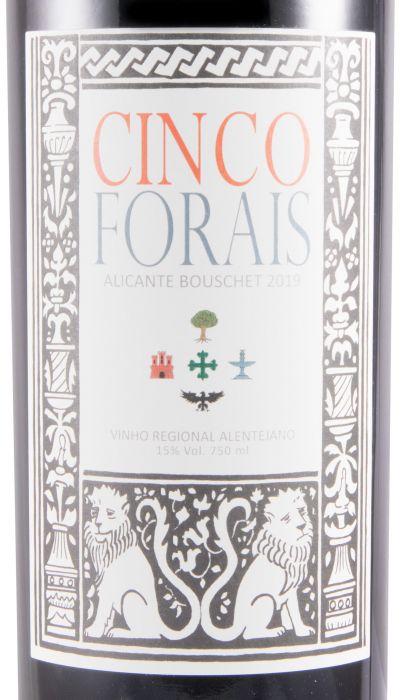 2019 Cinco Forais Alicante Bouschet Reserva red