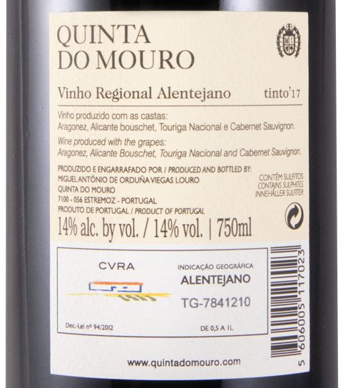 2017 Quinta do Mouro red