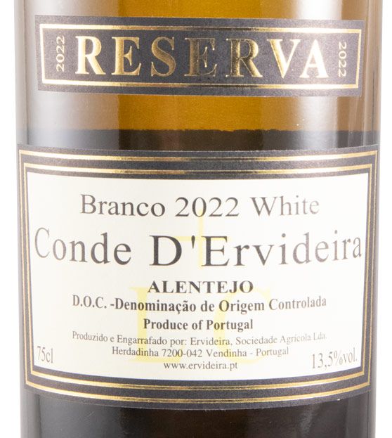 2022 Conde D'Ervideira Reserva white