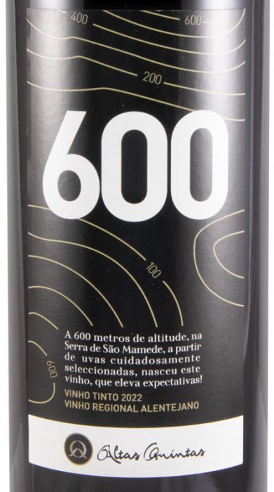 2022 Altas Quintas 600 tinto