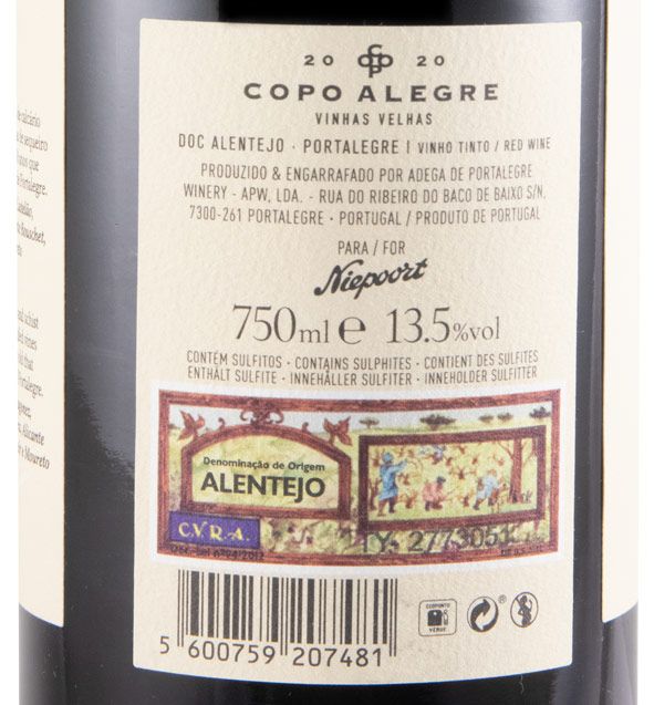 2020 Niepoort Copo Alegre Vinhas Velhas tinto