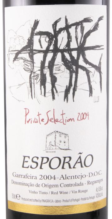 2004 Esporão Garrafeira Private Selection red