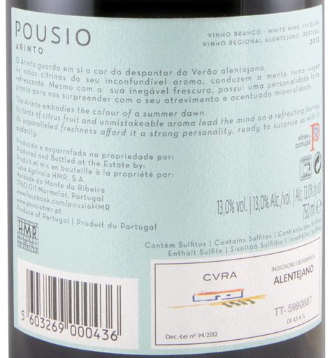 2022 Pousio Arinto white