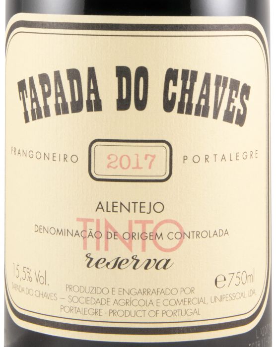 2017 Tapada do Chaves Reserva red